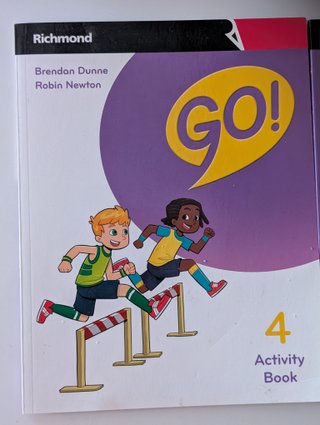 Libro de inglés Go! editorial Richmond 4 primaria