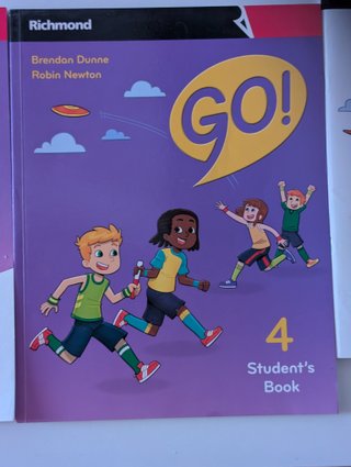 Libro de inglés Go! editorial Richmond 4 primaria