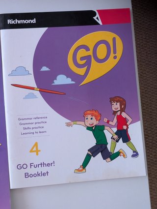 Libro de inglés Go! editorial Richmond 4 primaria