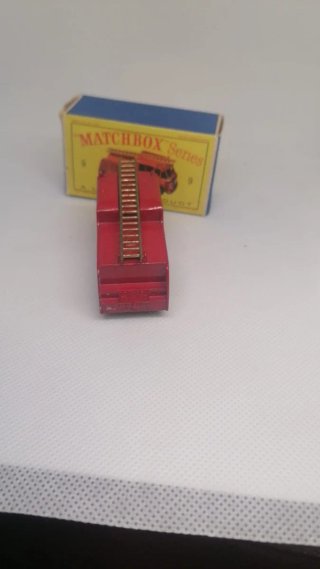 Camión Bomberos Matchbox Lesney 9 años 60-70