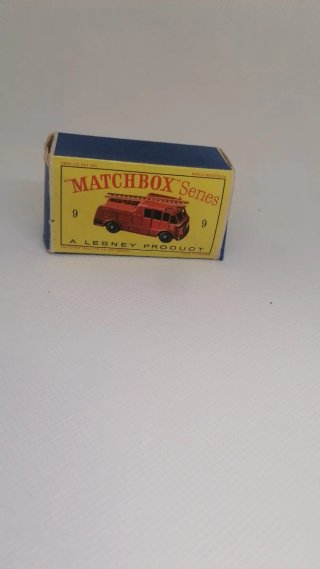 Camión Bomberos Matchbox Lesney 9 años 60-70