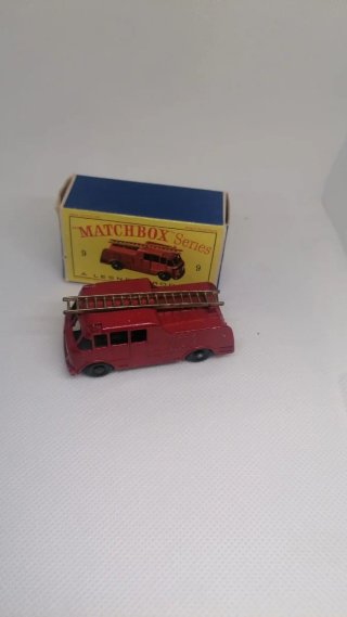 Camión Bomberos Matchbox Lesney 9 años 60-70