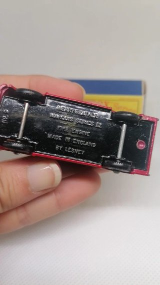 Camión Bomberos Matchbox Lesney 9 años 60-70