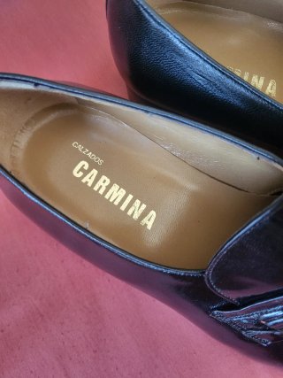 Zapatos NUEVOS de piel  CARNINA Negro Talla 44