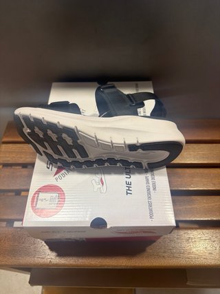 Sandalias Skechers Arch Fit Mujer Talla 37 Negras