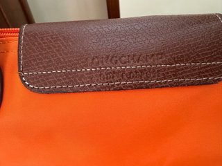 Bolso Longchamp Naranja y Marrón