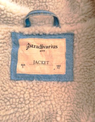 Chaqueta tejana forro borreguito