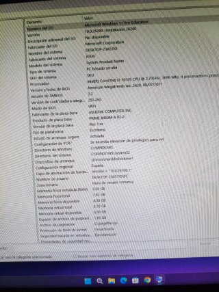 Ordenador Como Nuevo i3-10105, 8gbRam