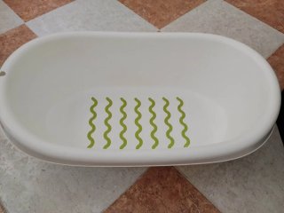 Bañera bebé Ikea blanca