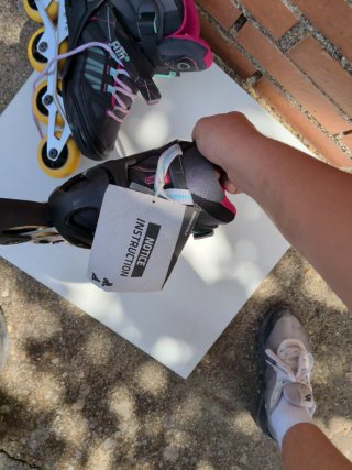 Patines en línea talla ajustable,con etiqueta