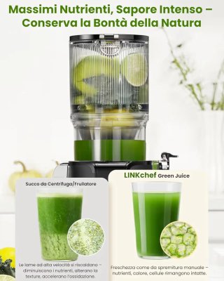 LINKchef Estrattore Succo 1,2L 200W