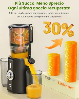 LINKchef Estrattore Succo 1,2L 200W