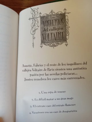 Los misterios del callejón Voltaire. Vacaciones...