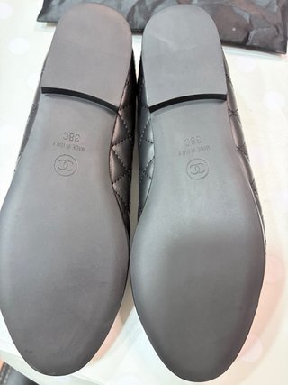 Chanel Bailarinas Negras Mujer