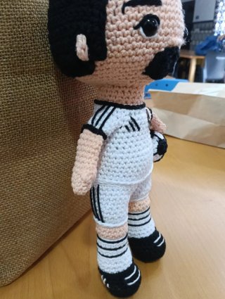 Muñeco Amigurumi Jugador Fútbol