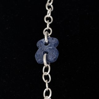 Collar Tous Plata Collar Tous de Pl Oso Gemas Azul