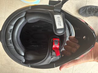 Casco Scorpion Jet TANKER Nero Rosso