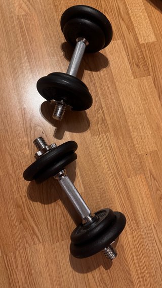 Mancuernas 7.5kg (x2) + Barra Extensora