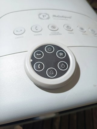 Climatizador evaporativo. Con cortina de agua