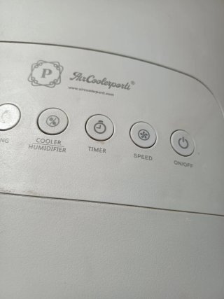 Climatizador evaporativo. Con cortina de agua