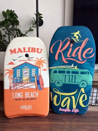 Tablas de surf Malibu y Ride