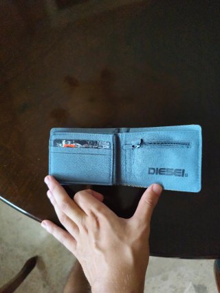 Cartera Vintage Diesel Amarilla Sin Estrenar
