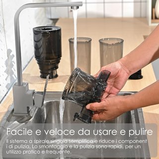 Estrattore succo frutta e verdura 1L