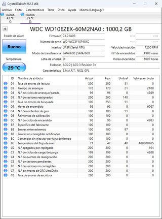 Disco duro 3,5" Western Digital Blue 1Tb SATA