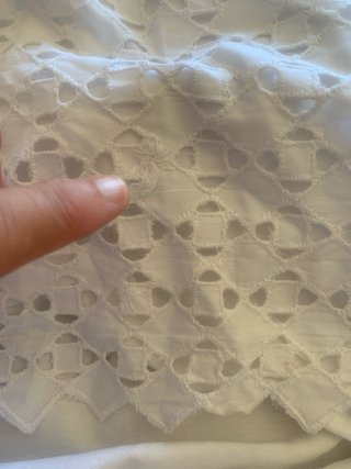Vestido blanco Sfera de algodon TS