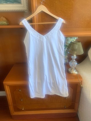 Vestido blanco Sfera de algodon TS