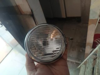 2 Faros Auxiliares Moto Custom Cromados