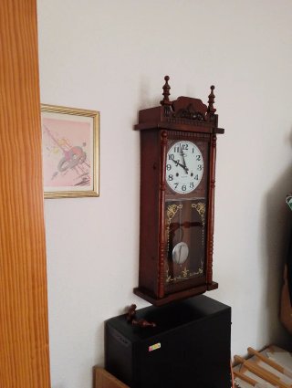 Reloj de Pared Madera Antiguo