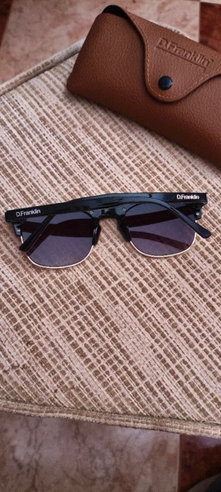 Gafas de sol Franklin negras y marrones