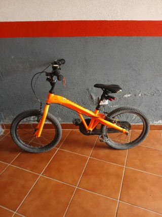 Bicicleta Monti Infantil 16 Pulgadas Naranja