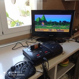 Sega Mega Drive II CD - Consola Negra
