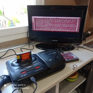 Sega Mega Drive II CD - Consola Negra