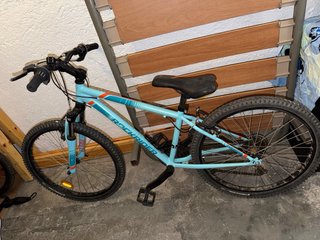 Bicicleta infantil azul Rockrider