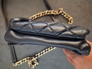 Bolso Carolina Herrera azul  MODELO BIMBA