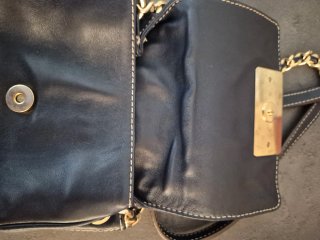 Bolso Carolina Herrera azul  MODELO BIMBA