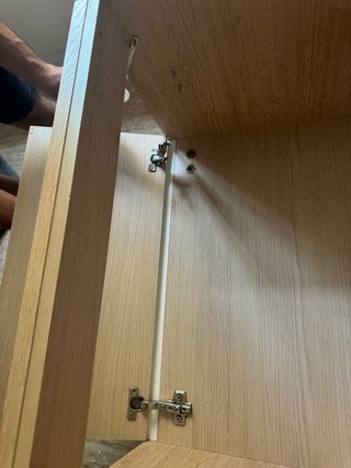 Mueble de baño madera con lavabo