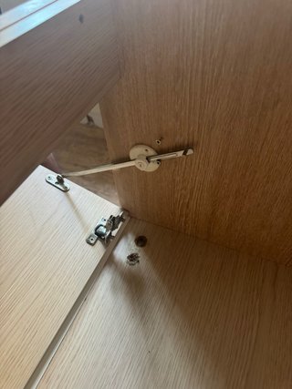 Mueble de baño madera con lavabo