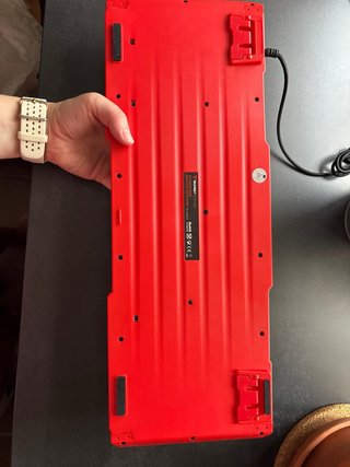 Teclado Gaming Tempest Negro y Rojo