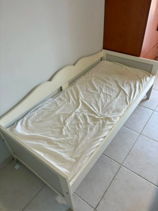 Cama infantil blanca SE REGALA 165x76 cm
