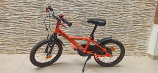 Bicicleta infantil BTWIN 16 naranja