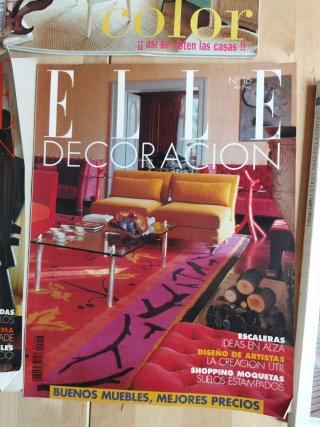 Lote de 9 revistas de decoración de los años 90