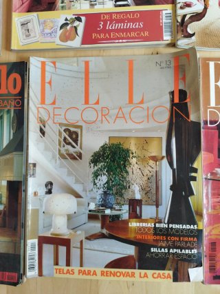 Lote de 9 revistas de decoración de los años 90