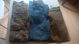 Pantalones vaqueros y cargo