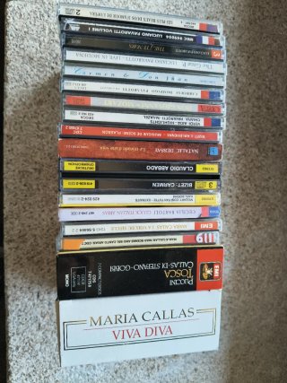 Lote 26 CDs Ópera: Carmen, Aida, Don Giovanni