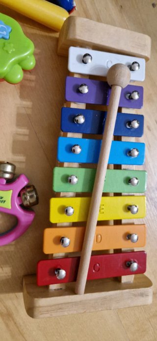 Lote Juguetes Musicales: Xilófono, Maracas, Guitar