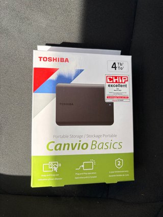 Disco Duro USB Toshiba Canvio Basics 4TB